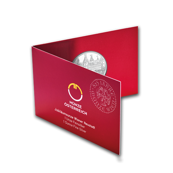2019 1 oz Ag 825th Anniv Wiener Neustadt (In Card) 2019 1 oz Ag 825th Anniv Wiener Neustadt (In Card)